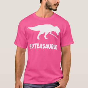 Funny Fluteasaurus Flute Dinosaurier (Shirt Flute) T-Shirt