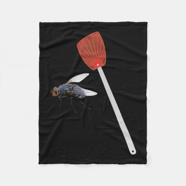 Funny Fly Swatter Pro Biden Harris 2020 Debatte Sa Fleecedecke (Vorderseite)
