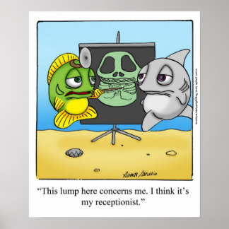 Funny "Foggy Bottom" Cartoon Poster