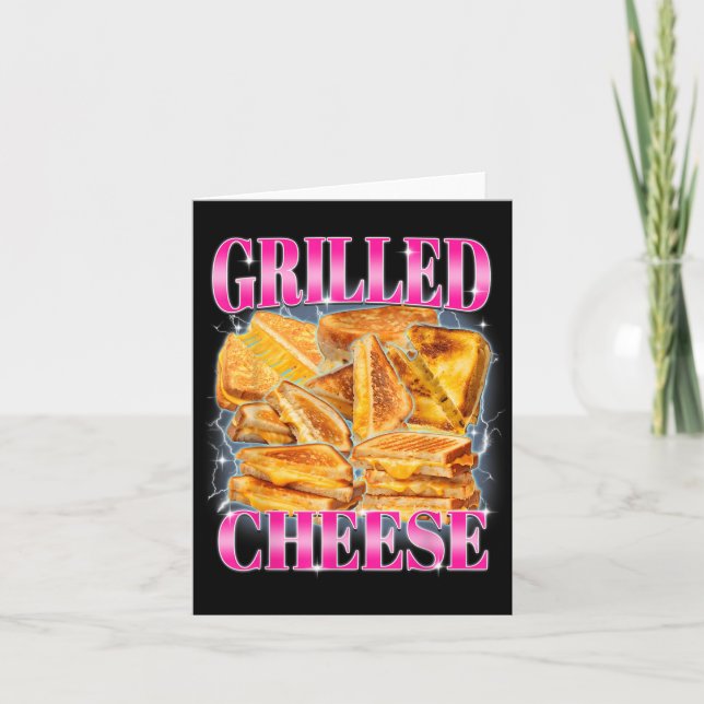 Funny Food Meme Grilled Cheese Sandwiches Food Lov Karte (Vorderseite)