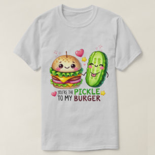 Funny Food Pun Valentines T - Shirt - "Du bist der