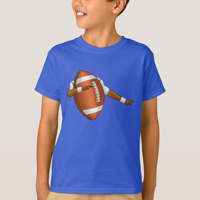 Funny Football Dab auf ihnen Tanz Sport Parodie T-Shirt (Vorderseite)