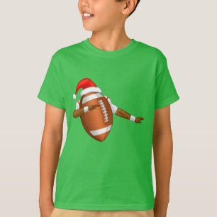 Funny Football Dab Sports Dance Weihnachtsmannmütz T-Shirt