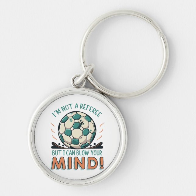 Funny Football Design Schlüsselanhänger (Vorne)