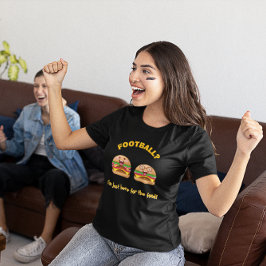 Funny Football – "I’m Just Here for the food" Tri-Blend Shirt