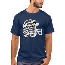 Funny Football "ICH KANN NICHT VERANTWORTLICH SEIN