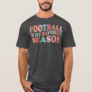 Funny Football Lover Sports Football ist mein Favo T-Shirt