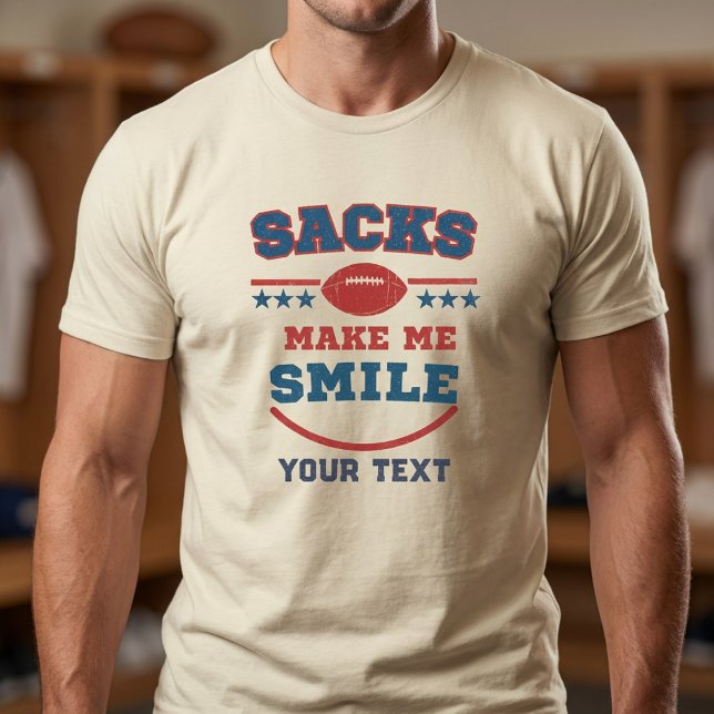 Funny Football Sack Specialist Custom T-Shirt (Von Creator hochgeladen)