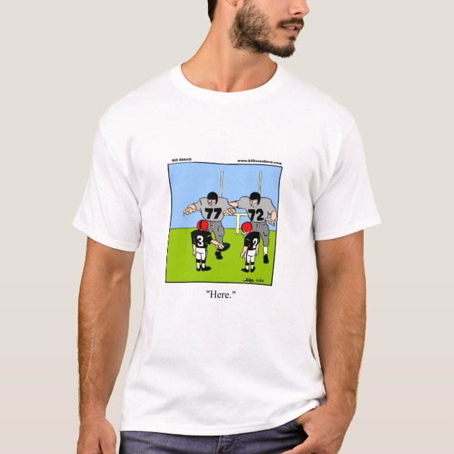 Funny Football Spaß Tee Shirt (Vorderseite)
