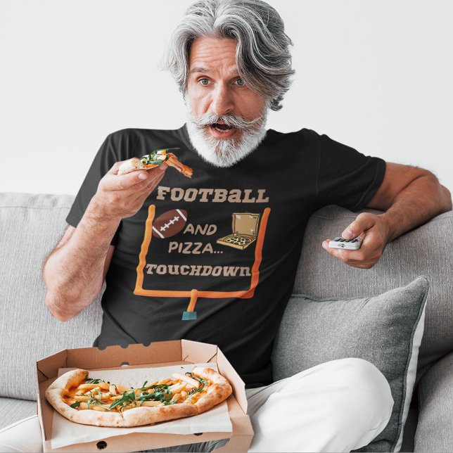 Funny Football und Pizza Shirt (Von Creator hochgeladen)