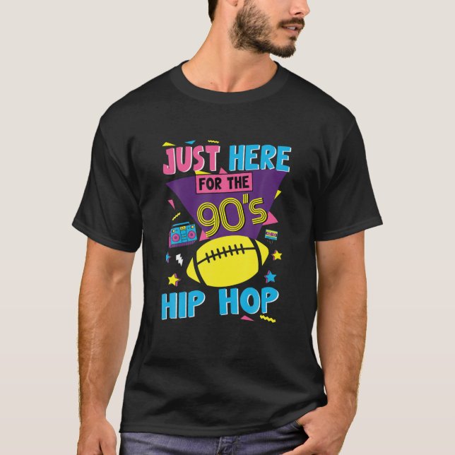 Funny Football Zitat gerade hier für die Angesagte T-Shirt (Vorderseite)
