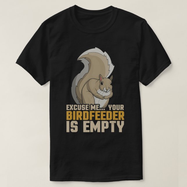 Funny Forest Animal Gift Squirrel T-Shirt (Design vorne)