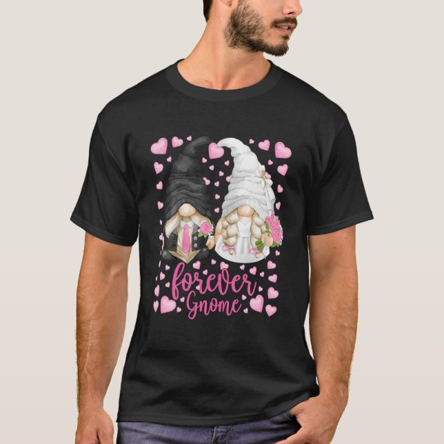 Funny Forever Gnome - Einzigartige Braut für Hochz T-Shirt (Vorderseite)