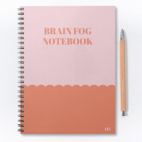 Funny Forgetful Brain Nebel Zitat Pink & Orange