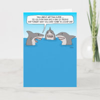 Funny Forgetful Shark Birthday