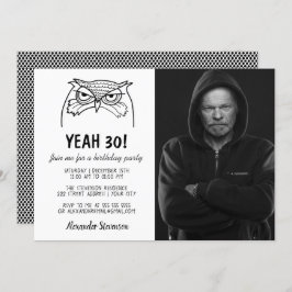 Funny Foto 30. Geburtstag Einladung