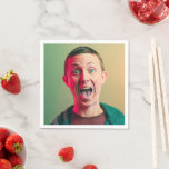Funny Foto Birthday Celebrant Serviette<br><div class="desc">Fügen Sie etwas Spaß zu Ihrem Feiern mit diesem Funny Foto Geburtstag Celebrant Napkins. Ich bin sicher, Ihre Gäste werden gut lachen!</div>