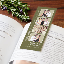 Funny Foto Booth Strip QR Code Save the Date