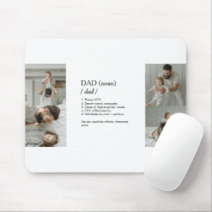 Funny Foto Collage Mousepad mit Vater Definitionen