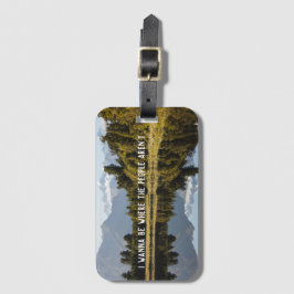 Funny Foto Geschenk mit Reiseangebot Gepäckanhänger