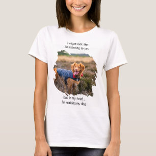 Funny Foto Hund Mama T-Shirt