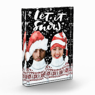 Funny Foto Personalisiert Weihnachten Let It Snow