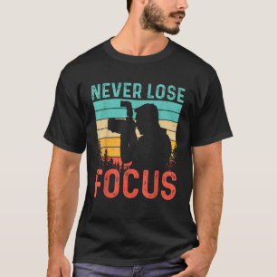 Funny Fotografy Geschenk für Männer Frauen Kamera  T-Shirt