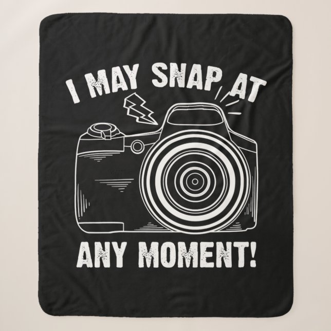 Funny Fotografy Gift für Männer Coole Fotografie Sherpadecke (Vorderseite)