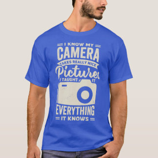 Funny Fotokamera Fotograf Geschenk T-Shirt