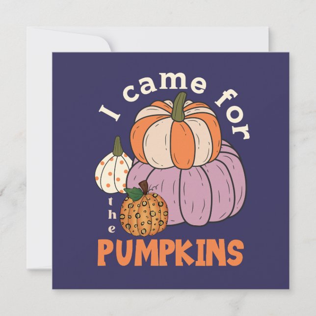 Funny Four Pumpkins Fall (Vorderseite)