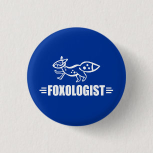Funny Fox Button