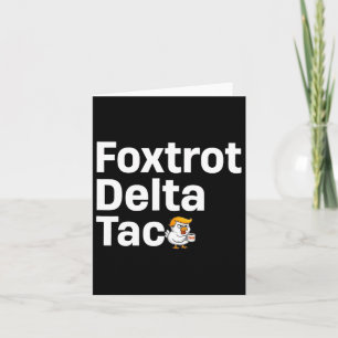 Funny Foxtrot Delta Karte