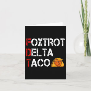 Funny Foxtrot Delta Karte