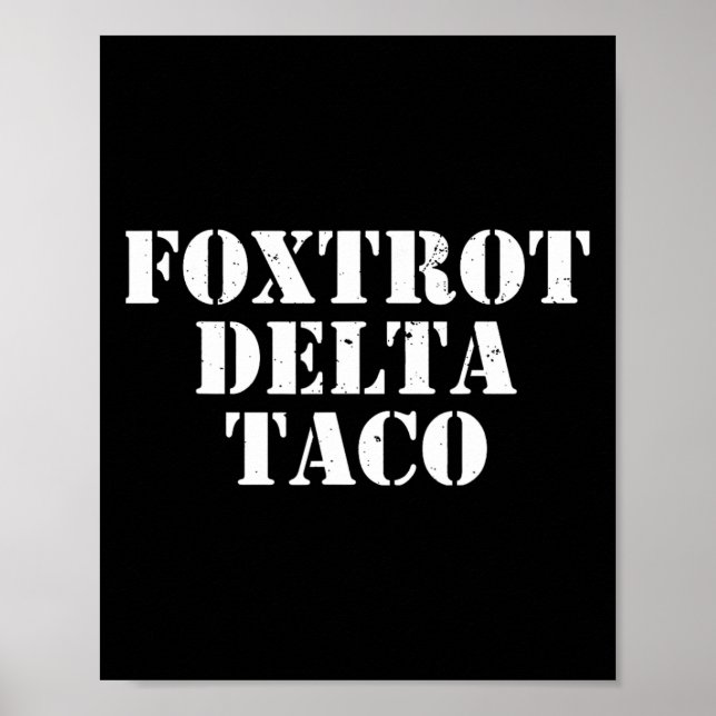 Funny Foxtrot Delta Poster (Vorne)