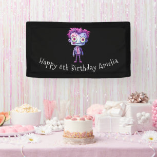 Funny Frankenstein Monster Halloween Geburtstag Sp Banner