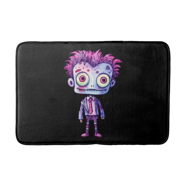 Funny Frankenstein Monster Halloween Spaß Badematte (Vorderseite)