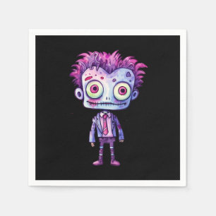 Funny Frankenstein Monster Halloween Spaß Serviette