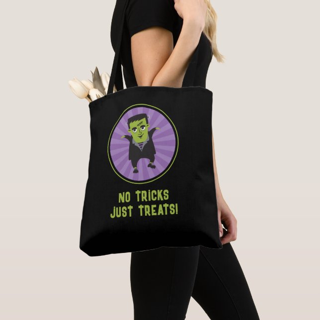 Funny Frankenstein Monster Halloween Tasche (Von Nahem)