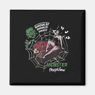Funny Frankenstein Monster liebt Monster How Hall Magnet