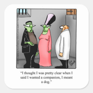 Funny Frankenstein Spaß Halloween Stickers