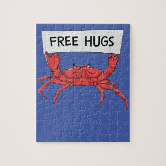 Funny Free Hugs Crab Hummer Garnelen Geschenk