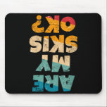Funny freestyle skier are skis ok_ winter mountain mousepad<br><div class="desc">Funny freestyle skier are my skis ok_ winter mountain skiing - Mousepad .Funny freestyle skier are my skis ok_ winter mountain skiing This product reflects a modern visual tone. A simple aesthetic with contemporary character.</div>