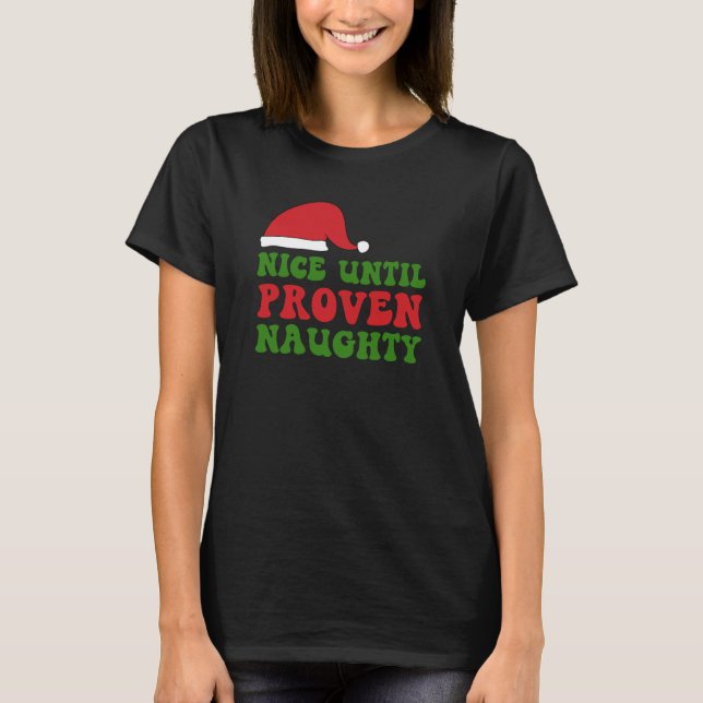 Funny freise Weihnachts-Weihnachtsmannmütze T-Shirt (Vorderseite)