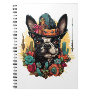 Funny French Bulldog Art Classic T - Shirt Notizblock