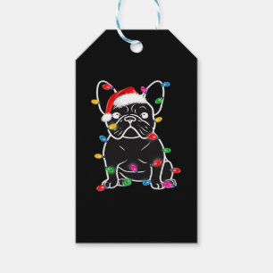 Funny French Bulldog Dog Tree Christmas Lights Xma Geschenkanhänger