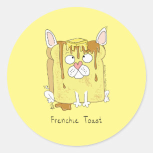Funny French Bulldog Frenchie Dog Niedliche Kinder Runder Aufkleber
