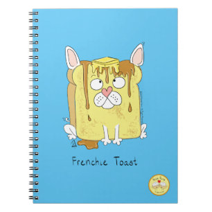 Funny French Bulldog Frenchie Niedlicher Hund Cart Notizblock