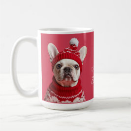 Funny French Bulldog Red Tasse - kein weiterer Pul