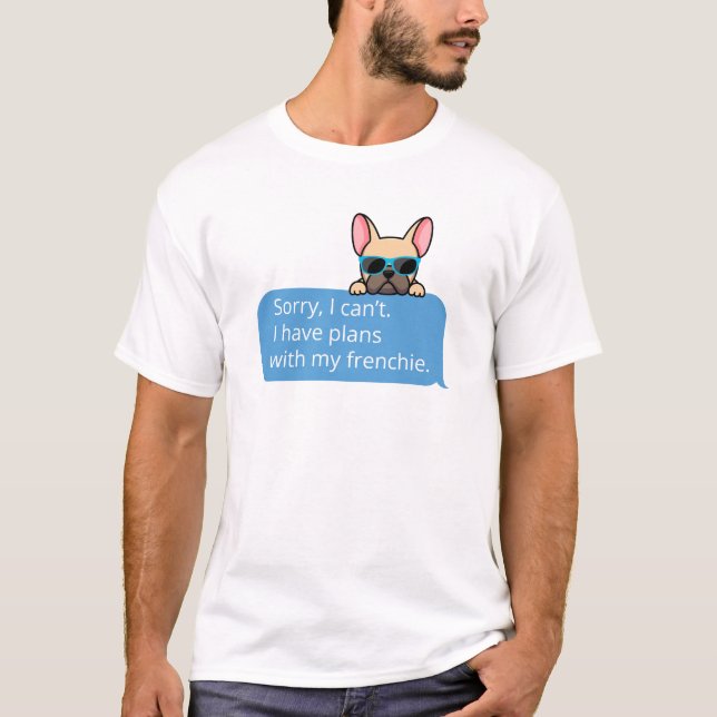 Funny French Bulldog T-shirt (Devant)