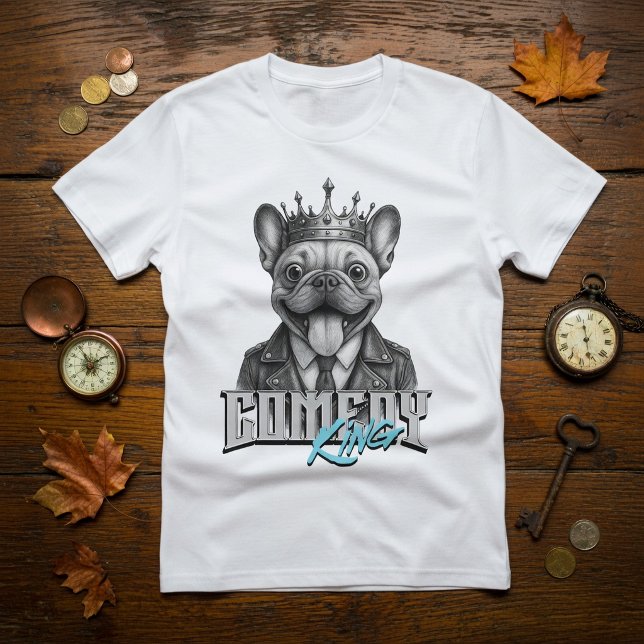Funny French Bulldog T-Shirt (Von Creator hochgeladen)